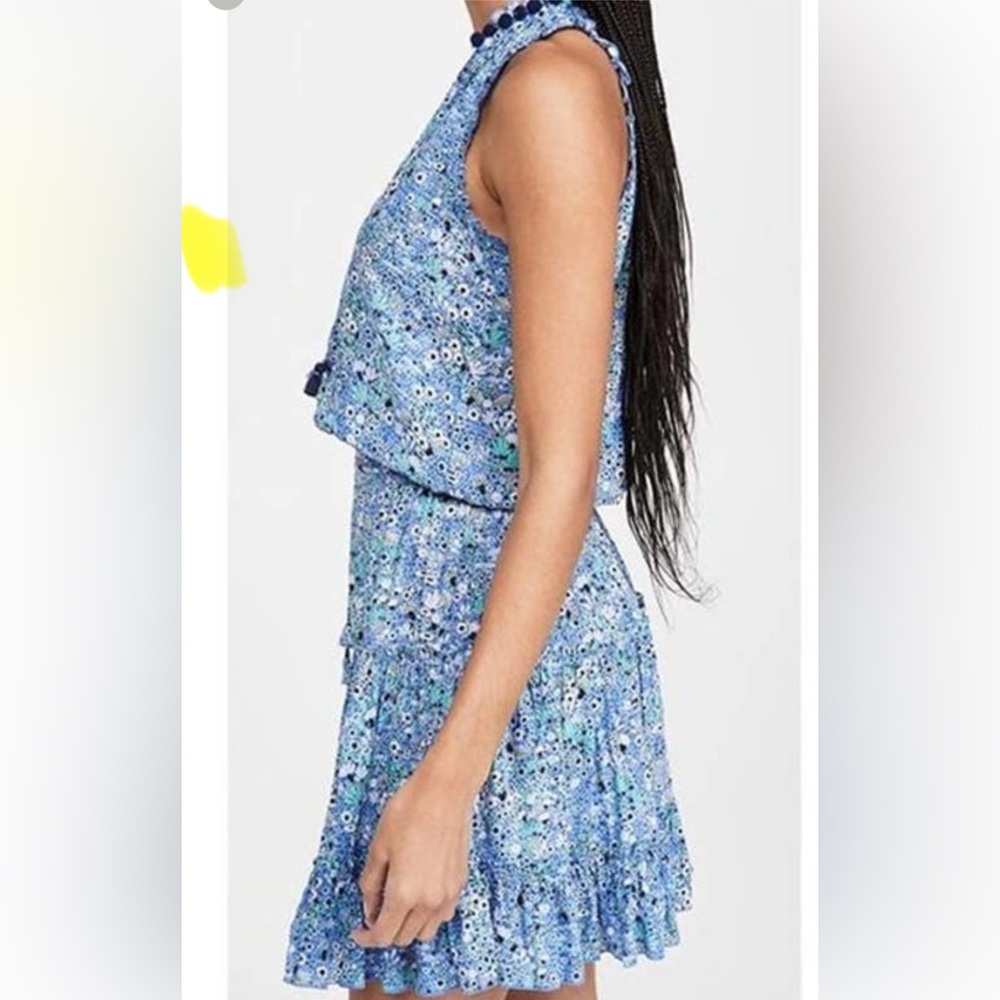 Poupette St Barth Clara Dress Blue Malva - Picture 2 of 7